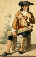 19th century string drum