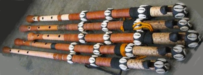 group of fula flutes