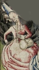 woman taborer