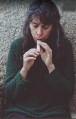 reindeer bone pipe played