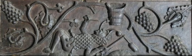 15th century wood carving