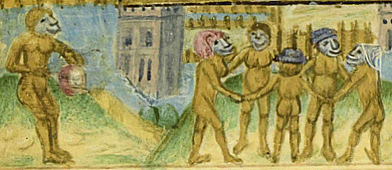 apes dancing