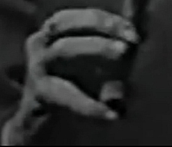 player's hand