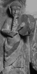 Pamplona Cathedral stone carving