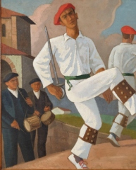 with sword dancers