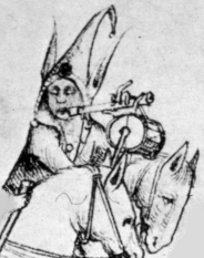 mid 15th century on horseback